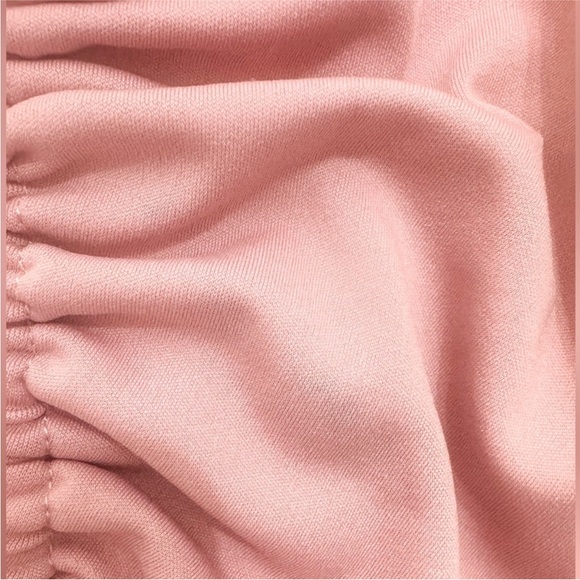 SHEIN Curve Pink Ruched Crop Tank Top XXL Drawstring Sleeveless Trendy - Picture 5 of 7